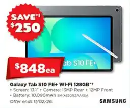 Joyce Mayne Galaxy tab s10 fe wi-fi offer