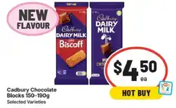 IGA Cadbury chocolate blocks offer