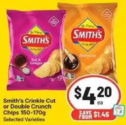 IGA Smith's Crinkle Cut or Double Crunch Chips offer