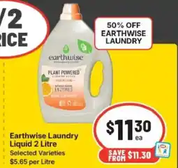 IGA Earthwise Laundry Liquid offer