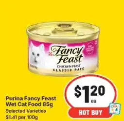 IGA Purina fancy feast wet cat food offer