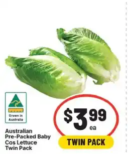 IGA Australian pre-packed baby cos lettuce offer