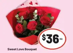 IGA Sweet love bouquet offer