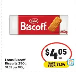 IGA Lotus biscoff biscuits offer