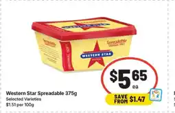 IGA Western star spreadable offer