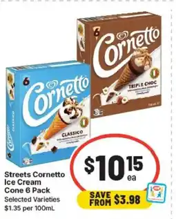 IGA Streets cornetto ice cream offer