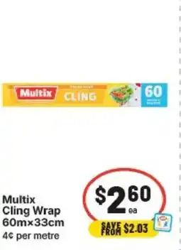 IGA Multix cling wrap offer