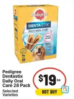 IGA Pedigree dentastix daily oral care offer