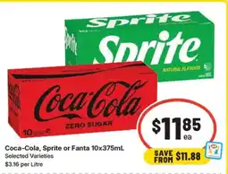 IGA Coca-cola, sprite or fanta offer