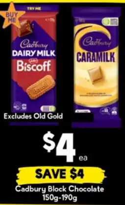 Drakes Cadbury Block Chocolate offer