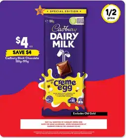 Drakes Cadbury Block Chocolate offer