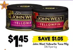 Drakes John West Yellowfin Tuna offer