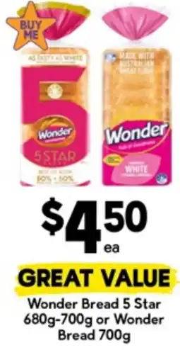 Drakes Wonder Bread 5 Star or Wonder Bread offer