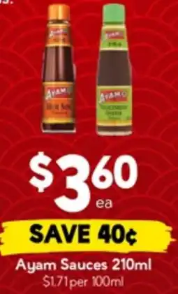 Drakes Ayam Sauces offer