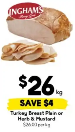 Drakes Turkey Breast Plain or Herb & Mustard offer
