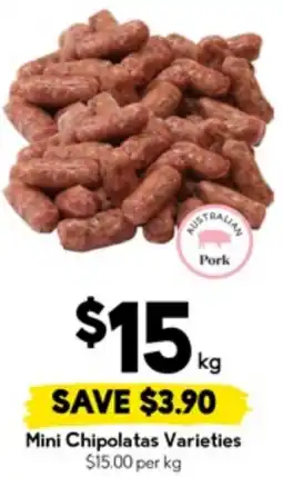 Drakes Mini Chipolatas Varieties offer