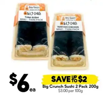 Drakes Big Crunch Sushi offer