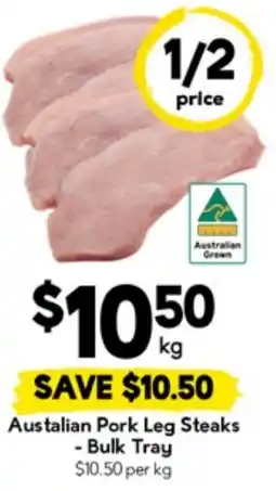 Drakes Austalian Pork Leg Steaks -Bulk Tray offer
