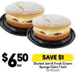 Drakes Dusted Jam & Fresh Cream Sponge Cake offer