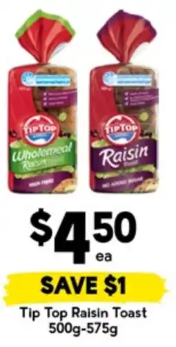 Drakes Tip Top Raisin Toast offer