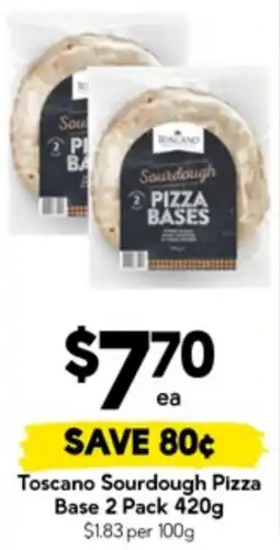 Drakes Toscano Sourdough Pizza Base offer