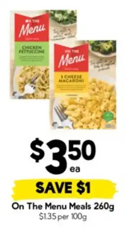 Drakes On The Menu Meals offer