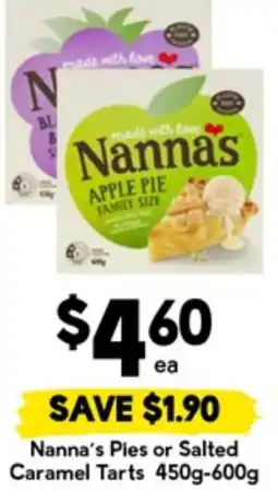 Drakes Nanna's Pies or Salted Caramel Tarts offer