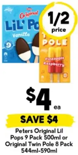 Drakes Peters Original Lil Pops or Original Twin Pole offer