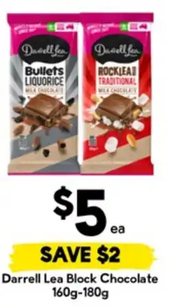 Drakes Darrell Lea Block Chocolate offer