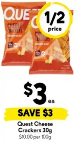 Drakes Quest Cheese Crackers offer