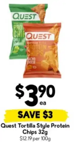 Drakes Quest Tortilla Style Protein Chips offer