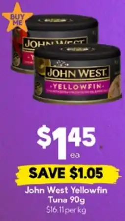 Drakes John West Yellowfin Tuna offer