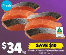 Drakes Fresh Atlantic Salmon Portions offer