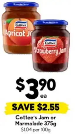 Drakes Cottee's Jam or Marmalade offer