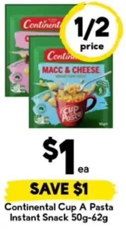 Drakes Continental Cup A Pasta Instant Snack offer