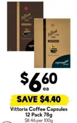 Drakes Vittoria Coffee Capsules offer