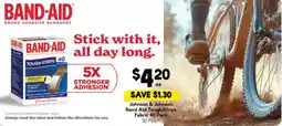 Drakes Johnson & Johnson Band Aid Tough Strips Fabric offer