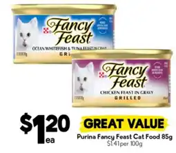 Drakes Purina Fancy Feast Cat Food offer
