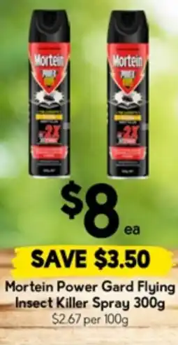 Drakes Mortein Power Gard Flying Insect Killer Spray offer
