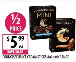 Supabarn Connoisseur ice cream sticks offer