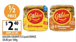 Supabarn Golden crumpets offer