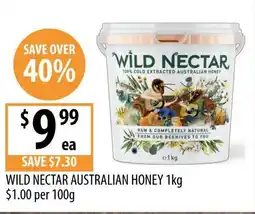 Supabarn Wild nectar australian honey offer