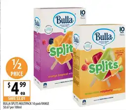 Supabarn Bulla splits multipack range offer