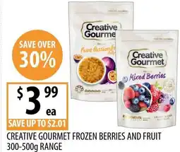 Supabarn Creative gourmet frozen berries and fruit range offer