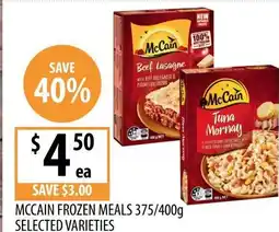Supabarn Mccain frozen meals offer