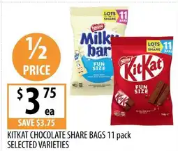 Supabarn Kitkat chocolate share bags offer
