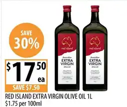 Supabarn Red island extra virgin olive oil offer