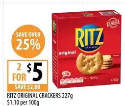 Supabarn Ritz original crackers offer