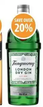 Supabarn Tanqueray london dry gin offer