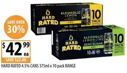 Supabarn Hard rated 4.5% cans range offer